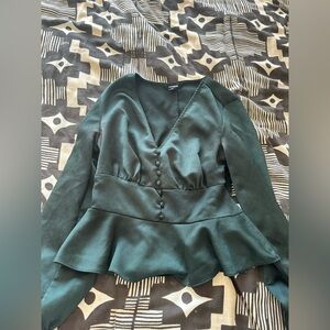 Green emerald Express Blouse